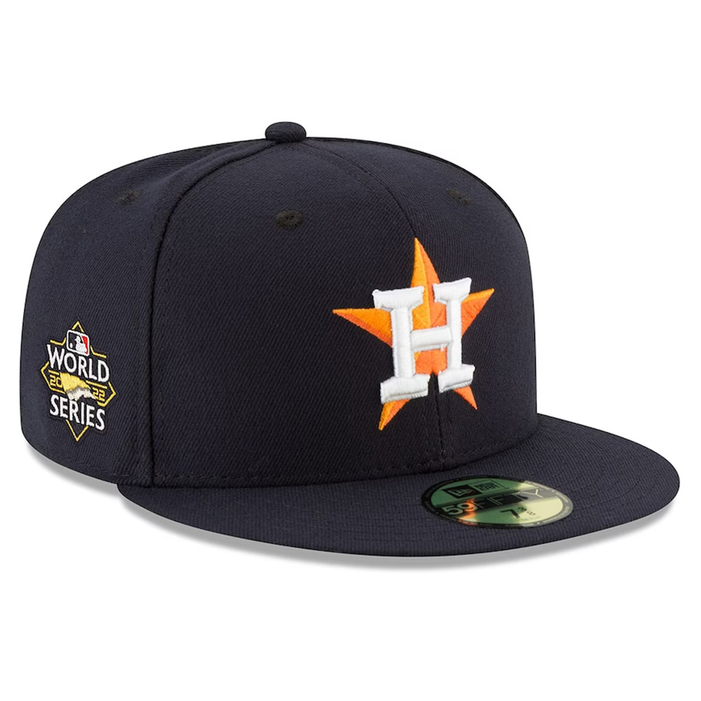 Houston Astros Hat Cap 2022 World Series Patch On Field 59Fifty Size 8 New Era